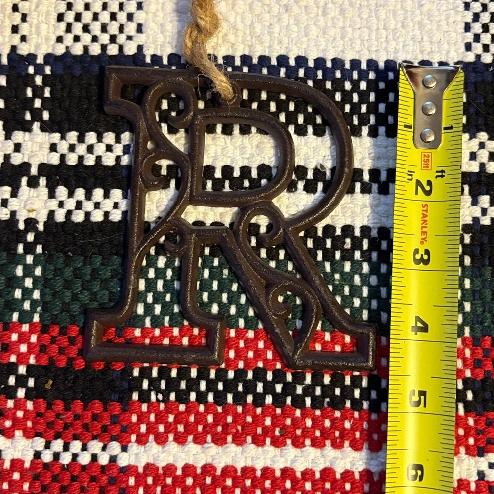 🆕Wrought Iron Letter “R” Ornament